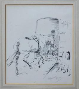 LOWE Michael,Horse entering horse-box,Andrew Smith and Son GB 2016-12-13