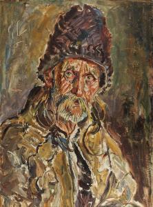 LOWENDAL George 1897-1964,Portretul lui Nichifor Zariciuc,1944,Artmark RO 2017-02-07
