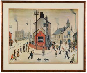 LOWRY Laurence Stephen 1887-1976,A street in Clitheroe,Anderson & Garland GB 2019-05-23