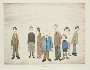 LOWRY Laurence Stephen 1887-1976,His Family,Rosebery's GB 2024-04-23