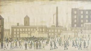 LOWRY Laurence Stephen 1887-1976,The Factory Workers,Morgan O'Driscoll IE 2017-09-25
