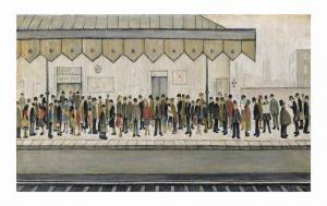 LOWRY Laurence Stephen 1887-1976,The Railway Platform,1953,Christie's GB 2015-11-25