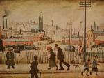 LOWRY Laurence Stephen 1887-1976,View of a town,Golding Young & Mawer GB 2018-01-31