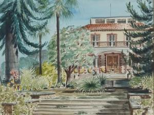 LOWRY PETER 1900-1900,A Mediterranean villa,20th century,Bellmans Fine Art Auctioneers GB 2021-11-16
