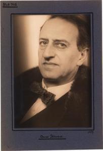 LOWY Franz 1900-1938,Oscar Strauß,Palais Dorotheum AT 2017-06-14