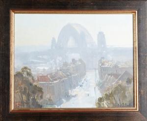 LOXTON John Samuel 1903-1971,No.3 Sydney Harbour Bridge,Webb's NZ 2021-07-27