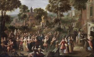 LOYBOS Jan Sebastiaen 1653-1703,A 
fête champêtre,Bonhams GB 2013-10-30