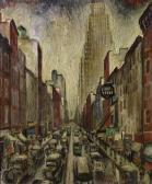 LUBBERS Adriaan 1892-1954,Fifth Avenue (?) in New York,1929,Christie's GB 2000-06-08