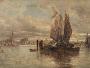 LUBICH Fernand 1800-1900,Sailors in Venice,c.1900,Auctionata DE 2016-10-22