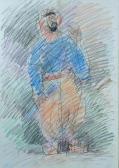 Lubin Arieh 1897-1980,an Arab man,Ishtar Arts IL 2018-06-25