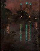 LUBOVSKY MAXIM 1900-1900,New York at Night,Jackson's US 2013-04-06