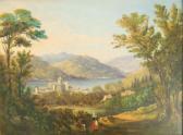 LUCAN Margaret, Countess 1760-1814,Ingram, pair of oil oncanvas, Lago Di Como and La,Serrell Philip 2008-09-18