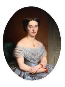 LUCAS ABEL,Portrait de la peintre Germaine Sargines Angrand- ,1867,Coutau-Begarie 2024-04-17