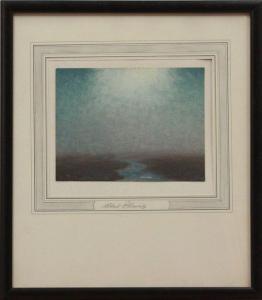 LUCAS Albert Pike 1862-1945,Marsh Landscape in Moonlight,Clars Auction Gallery US 2008-11-08