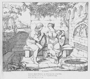 LUCAS August 1803-1863,Umrisse zu Gothes Hermann und Dorothea,1828,Galerie Bassenge DE 2017-05-25