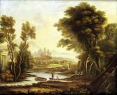 LUCAS Daniel,With classical landscape with figures on sh,Bamfords Auctioneers and Valuers 2008-06-11