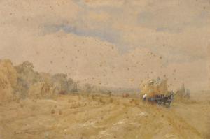 LUCAS George 1863-1899,Harvesting,John Nicholson GB 2018-06-20