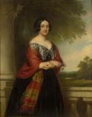 LUCAS John 1807-1874,Portrait of a Frances Anne Bate, Lady Rowe,Rosebery's GB 2022-07-19