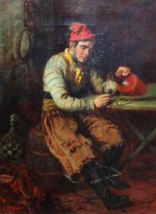 LUCAS John Templeton 1836-1880,A sailor drinking,Bellmans Fine Art Auctioneers GB 2018-08-04