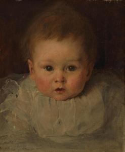 LUCAS Marie Ellen Seymour 1855-1921,Portrait of a baby,Bonhams GB 2023-09-28