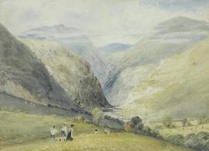 LUCAS R.W 1821-1852,Entrance to Dovedale,Burstow and Hewett GB 2013-03-27