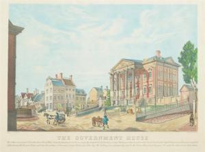 LUCAS SIDNEY L,RARE PRINT OF GOVERNMENT HOUSE, NEW YORK,Sloans & Kenyon US 2013-02-16