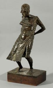 LUCCHESI Bruno 1926,Woman Tying her Apron,1965,Shapiro Auctions US 2012-04-28