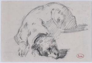 LUCE Maximilien 1858-1941,Étude de chien,Beaussant-Lefèvre FR 2012-12-19