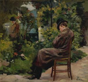 LUCE Maximilien 1858-1941,JARDIN À MONTROUGE,1879,Sotheby's GB 2019-05-15
