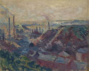 LUCE Maximilien 1858-1941,La Vallée Industrielle de la Sambre,1898-99,Christie's GB 2019-03-29