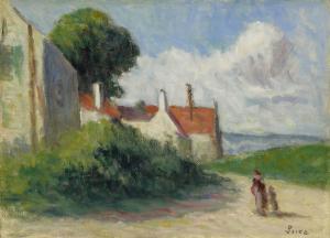 LUCE Maximilien 1858-1941,PAYSAGE À ASQUIN-SOUS-VÉZELAY,1940,Sotheby's GB 2017-05-17