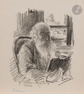 LUCE Maximilien 1858-1941,Portrait de Camille Pissarro,1895,Ader FR 2024-04-03