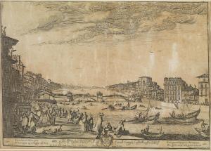 LUCINI Antonio Francesco 1605-1640,GIOCO DEL PONTE A PISA,Pandolfini IT 2021-04-14