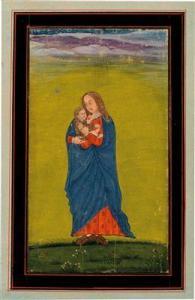 LUCKNOW SCHOOL,Mother and child in a landscape,1760,Palais Dorotheum AT 2017-04-04