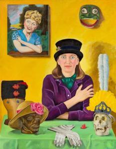 LUCY Robert 1965,Laura With Hats,1993,Hindman US 2018-02-19