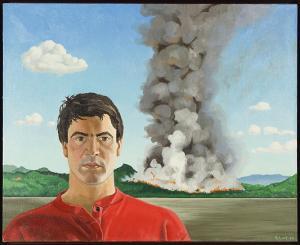 LUCY Robert 1965,Self Portrait With Brush Fire,1997,Susanin's US 2019-04-18