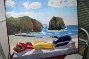LUCY Robert 1965,Vegetables on the Shore,1990,Hindman US 2007-08-15