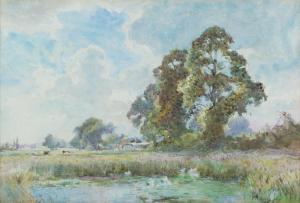 LUDBY Max 1858-1943,DUCKS BY THE REEDS,Ross's Auctioneers and values IE 2024-03-20