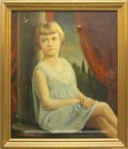 LUDDEN H,Portrait of a Young Girl,Clars Auction Gallery US 2009-07-11