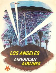 LUDEKENS Fred 1900-1982,LOS ANGELES. AMERICAN AIRLINES,Bonhams GB 2022-02-03