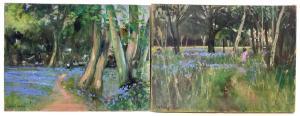 LUDVIGSEN Malcolm 1946,Bluebell Woods - 'Bishops Palace York' and 'End ,David Duggleby Limited 2022-07-23