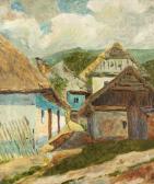 LUDVIK Cervinka 1875,In the Village,1909,Palais Dorotheum AT 2013-11-23