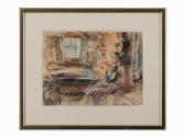 LUDWIG Friedrich 1891-1970,Girl in Front of Bed,1934,Auctionata DE 2016-03-14