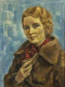 LUDWIG Friedrich 1891-1970,Portrait of a young woman,Peter Karbstein DE 2020-03-14