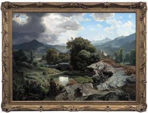 LUDWIG Heinrich 1829-1897,Extensive summery landscape with ruins,Nagel DE 2008-06-25