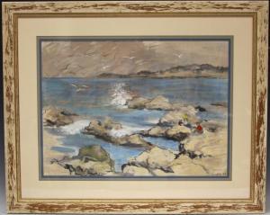 LUDWIG Helen 1900-1900,COASTAL SCENE,Slawinski US 2018-09-23