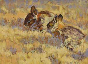 LUEBKE HILL Barbara,Baby Bunnies,Altermann Gallery US 2012-08-11