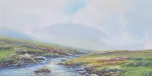 LUGG Robert James 1877-1951,moorland landscape,Burstow and Hewett GB 2011-02-23