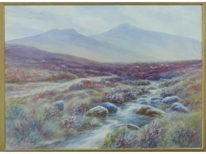 LUGG Robert James 1877-1951,Moorland landscape,Chilcotts GB 2014-03-23
