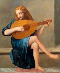 LUINI Bernardino 1480-1532,Imitatore di Bernardino Luini Angelo musicante,Finarte IT 2021-11-16
